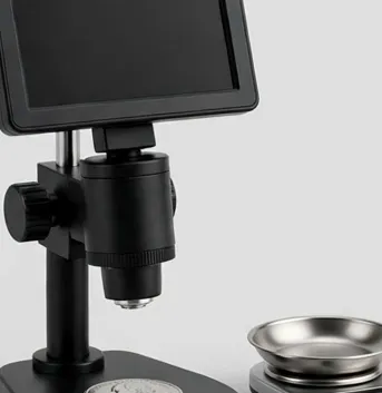 Detail view of the Focara CoinView 7" Coin Microscope with Precision Scale