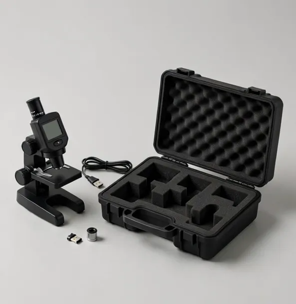 Focara LabCase Hard Carrying Case — Carry your microscope like you mean it: hard shell, fitted foam