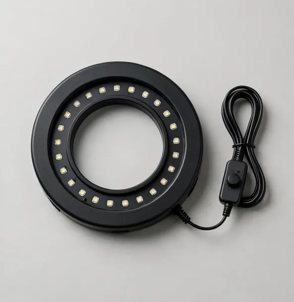 Focara RingLight 144 LED Microscope Ring Light — Shadow-free illumination for any microscope — 144 LEDs with a dimmer
