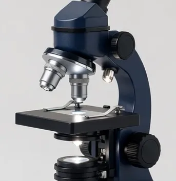 Detail view of the Focara STEMLab Duo Dual-Light Student Microscope